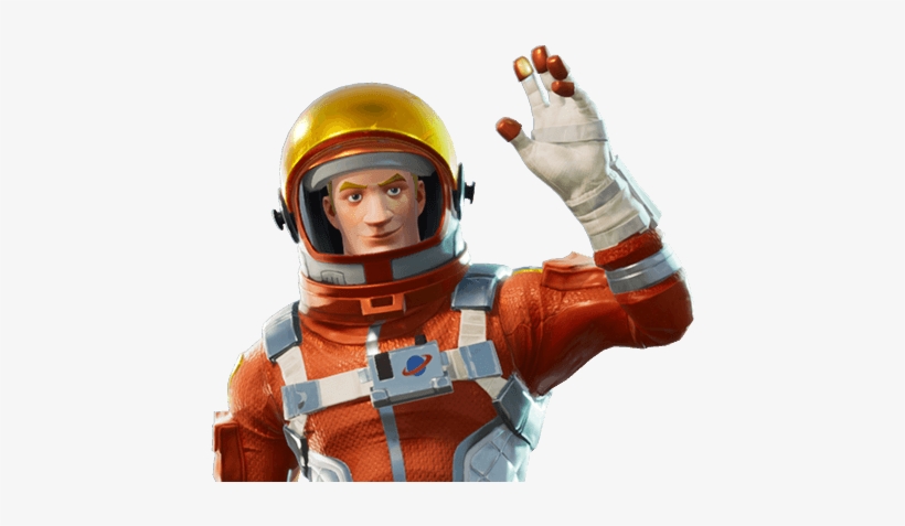 Fortnite Orange Astronaut Skin, transparent png download