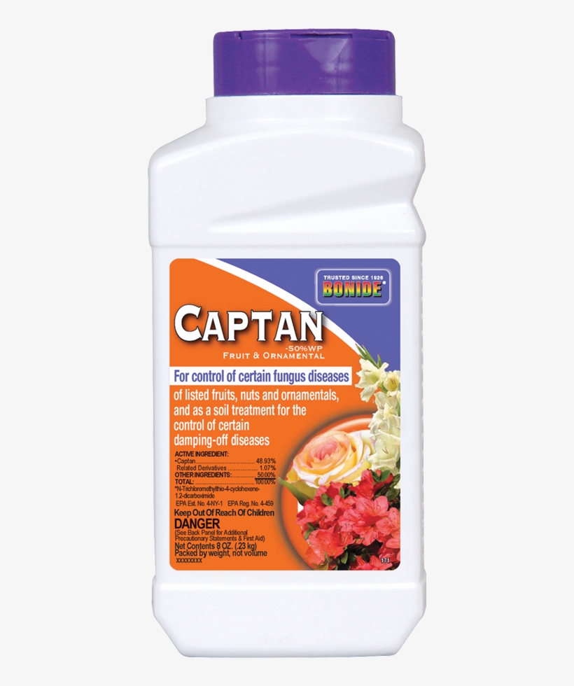 Captan® Fruit & Ornamental Wp - Bonide Products Inc Captan Fungicide, Fruit & Flower,, transparent png download
