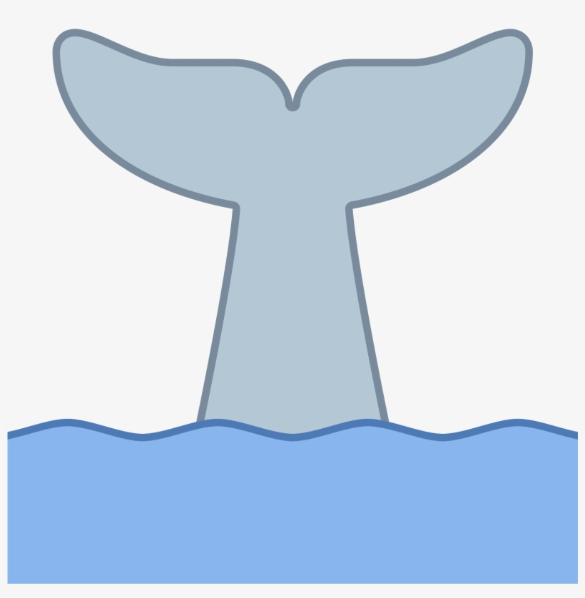 Tail Of Whale Icon - Icon, transparent png download