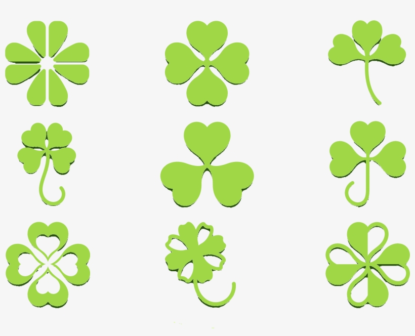 Four-leaf Clover Icon - Four Leaf Clover Bow Icon, transparent png download