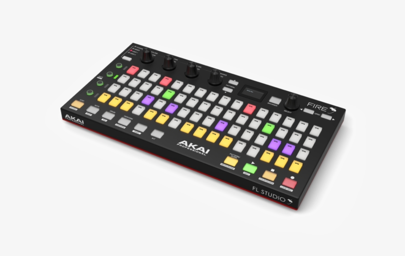 4 Banks Of Assignable Touch-capacitive Knobs - Akai Fl Studio Controller, transparent png download