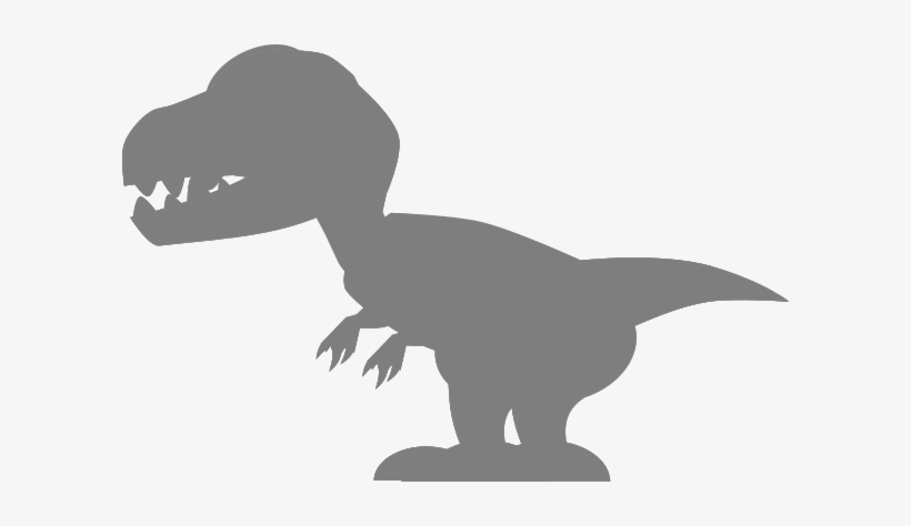 This Free Clipart Png Design Of Gray Trex Clipart Has - Orange Trex, transparent png download