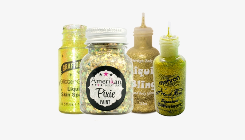 Amerikan Body Art Lucky Star Pixie Paint Glitter Gel, transparent png download