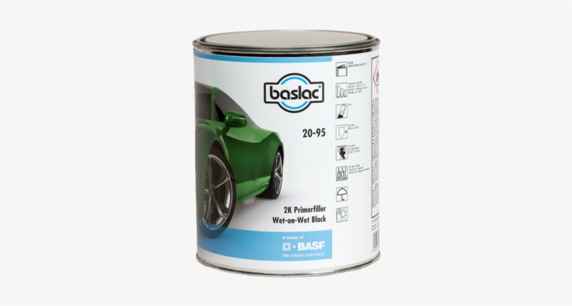 Baslac 20 95 2k Primerfiller Wet On Wet Black D, transparent png download