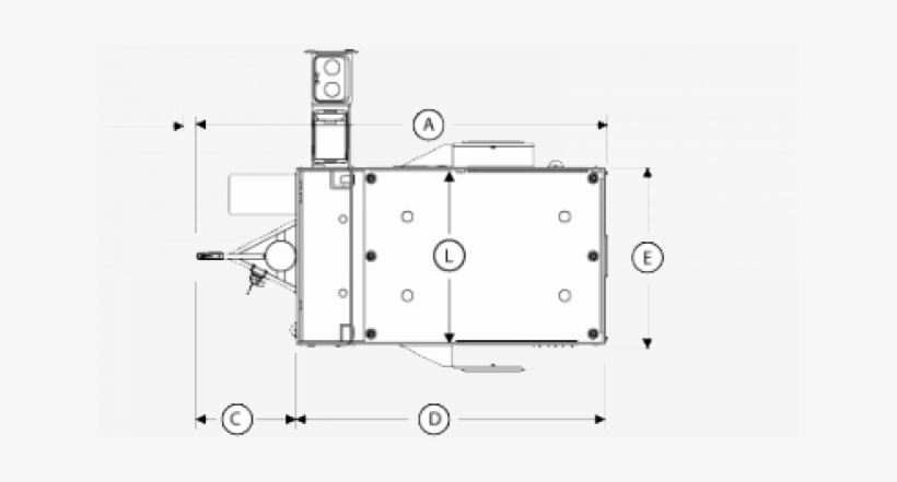 2018 Flyer Explore Fe6x10 - Floor Plan, transparent png download