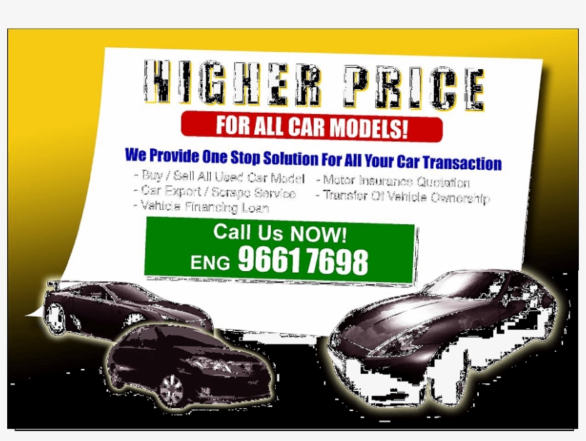 Car Flyer Printing - Car, transparent png download