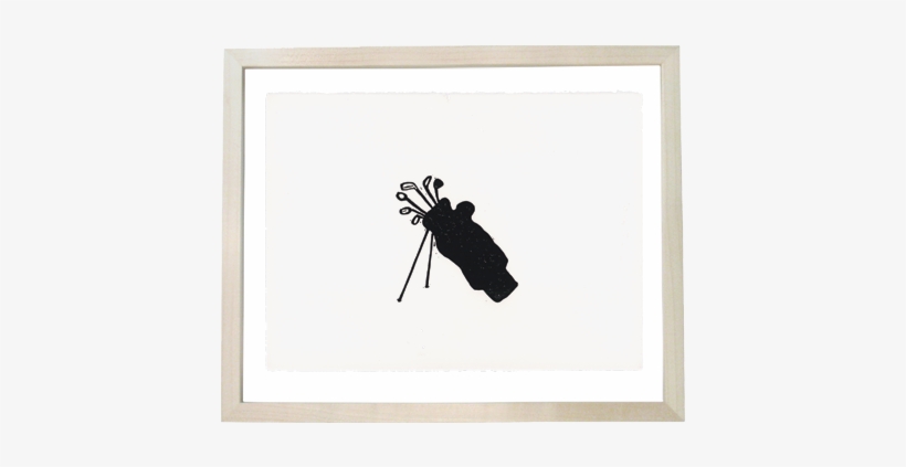 Golf Clubs - Silhouette, transparent png download