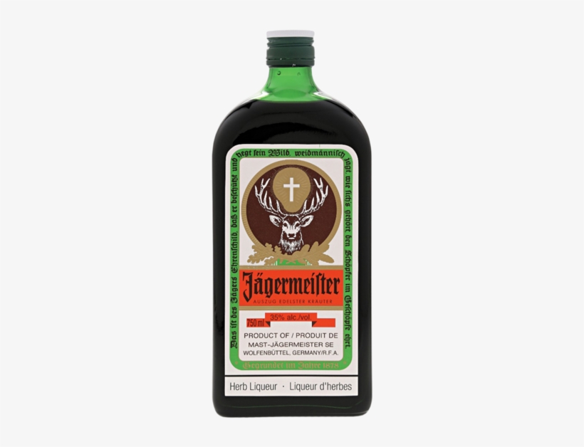 Jagermeister Liqueur - 750 Ml Bottle, transparent png download