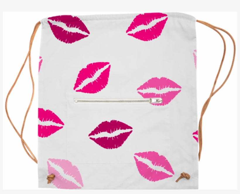 Sports Bag Pink Lips Kiss Love $65 - Book Your Next Makeup Appointment, transparent png download