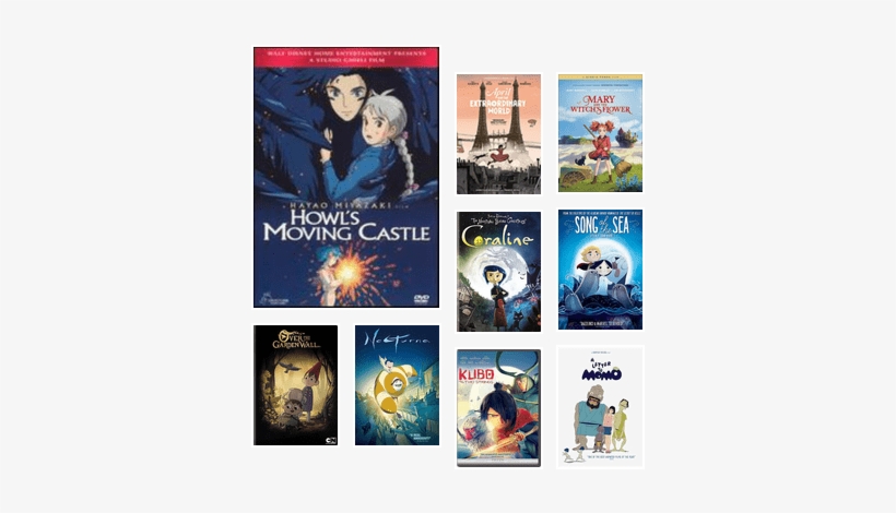 Disney Howl's Moving Castle (dvd), transparent png download