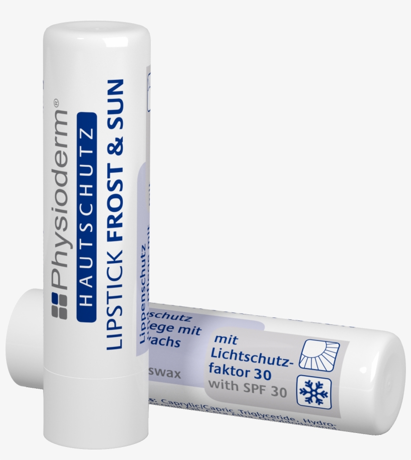 13701003, Lipstick Frost & Sun - Physioderm Lippenschutz Lipstick Frost & Sun Mineralöl-, transparent png download