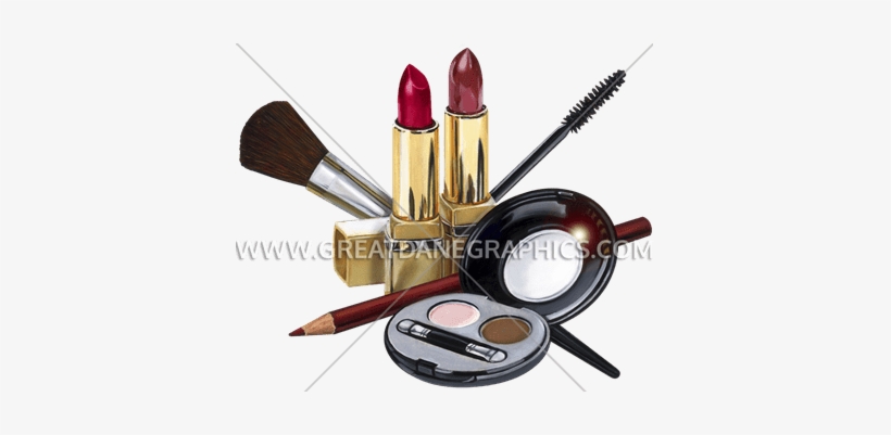 Make Up Layout - Printed T-shirt, transparent png download