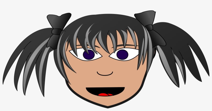 This Free Icons Png Design Of Girl In Pigtails, transparent png download