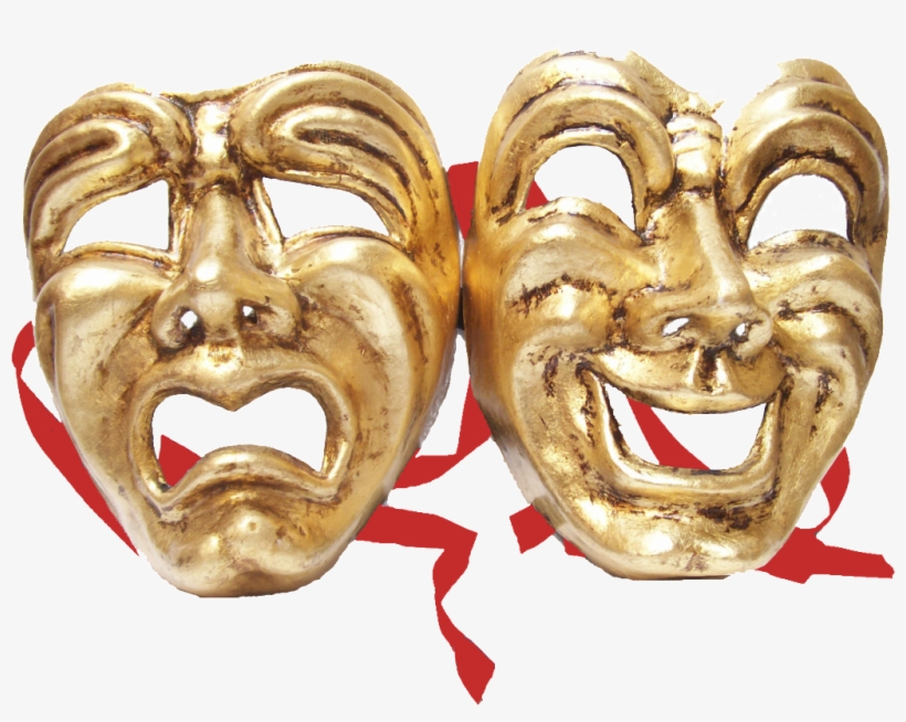 Comedy Tragedy Masks, Romanticism, Romantic Music, - Theatre Masks Comedy Tragedy Png, transparent png download
