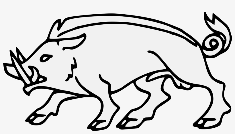 Boar Passant - Wild Boar, transparent png download