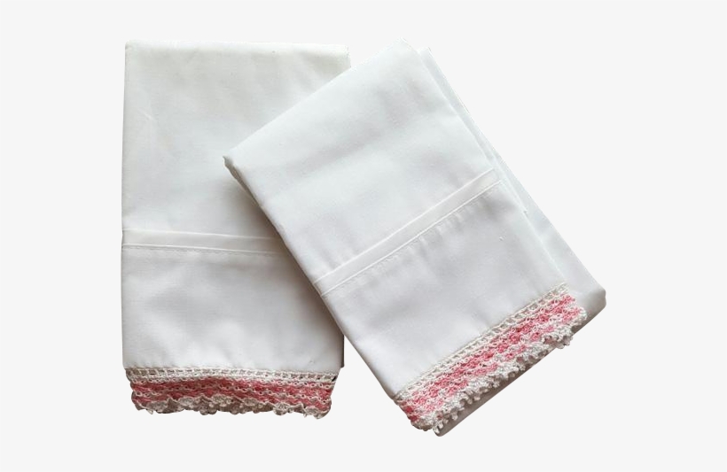 This Pair Of Crisp White Pillowcases Have Never Been - Silk, transparent png download