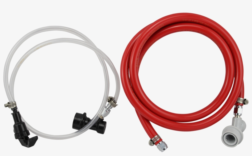 Ball Lock Keg Tubing Kit Pigtails Red White Gas Line - Ball Lock Cornelius Keg Beer Line Assembly, transparent png download