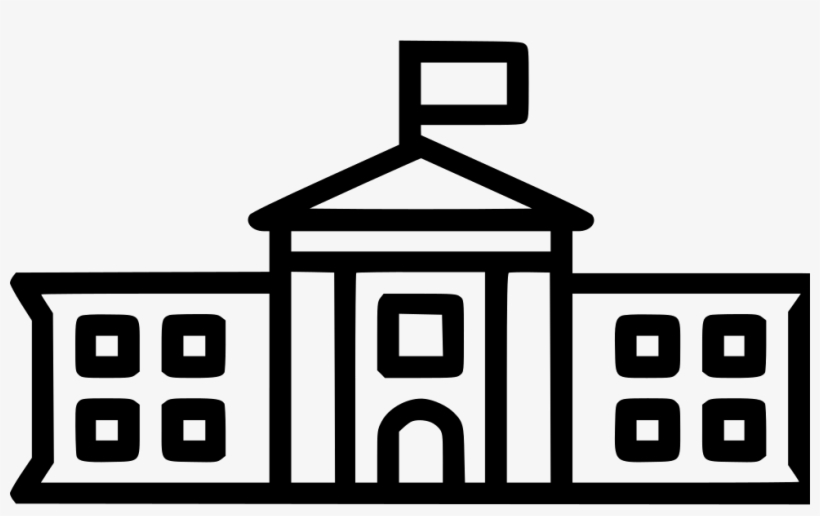 The White House - Outline Of The White House, transparent png download