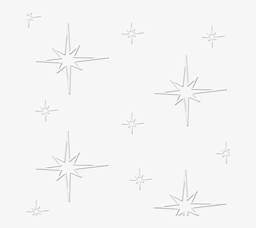 Estrellitas Png - Line Art, transparent png download