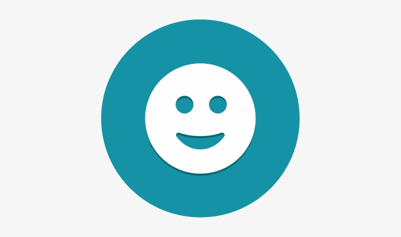 Smiley Face Icon - Education Logo Png Blue, transparent png download