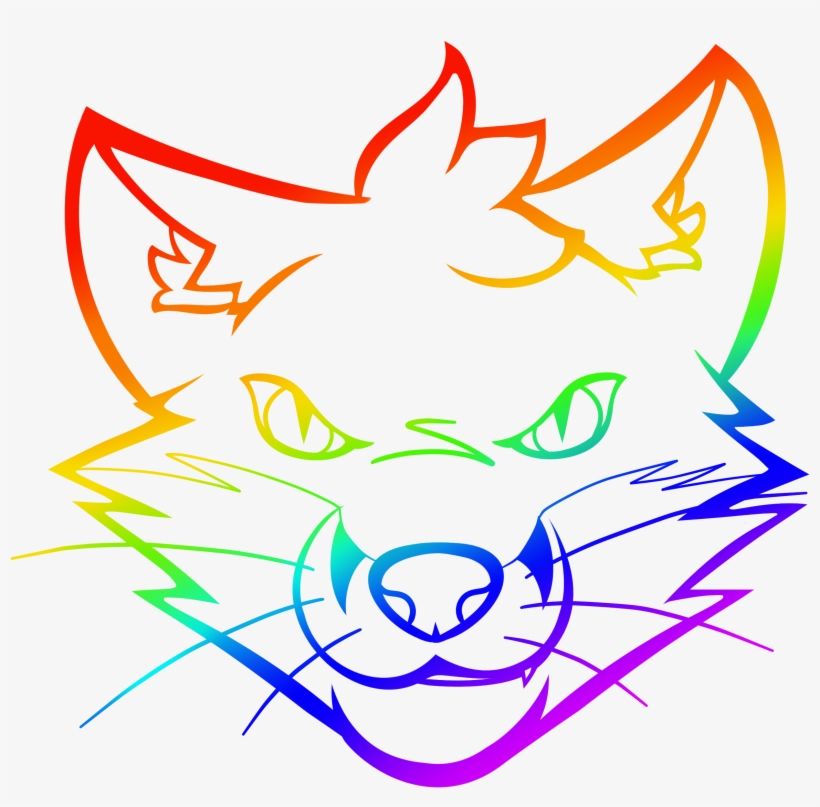 Fox Face - Illustration, transparent png download