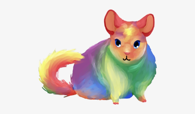 Pastel Gay Pride Chinchilla~ - Prince, transparent png download