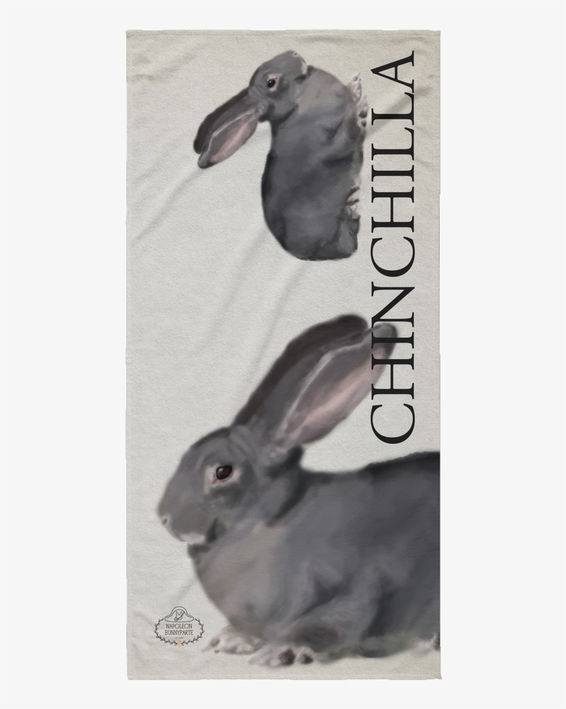 Chinchilla Rabbit Beach Towel - No5 Chambers, transparent png download