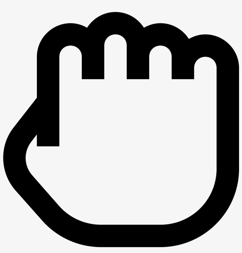 Hand Rock Icon - Иконка Палец На Кнопке, transparent png download