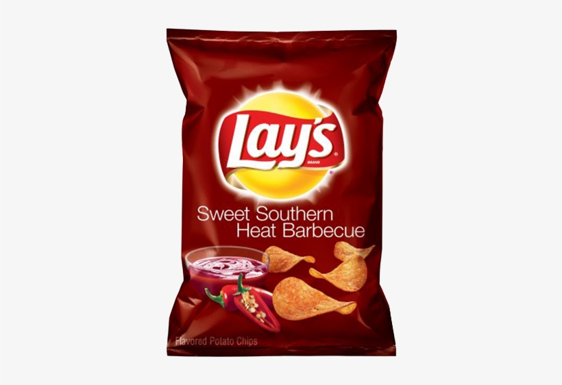 Lay's Sweet Southern Heat Barbecue Potato Chips - Lay's Sweet Southern Heat, transparent png download
