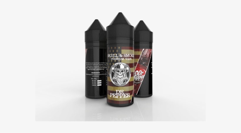Dr Pepper Skull And Smoke E-liquid - Electronic Cigarette Aerosol And Liquid, transparent png download