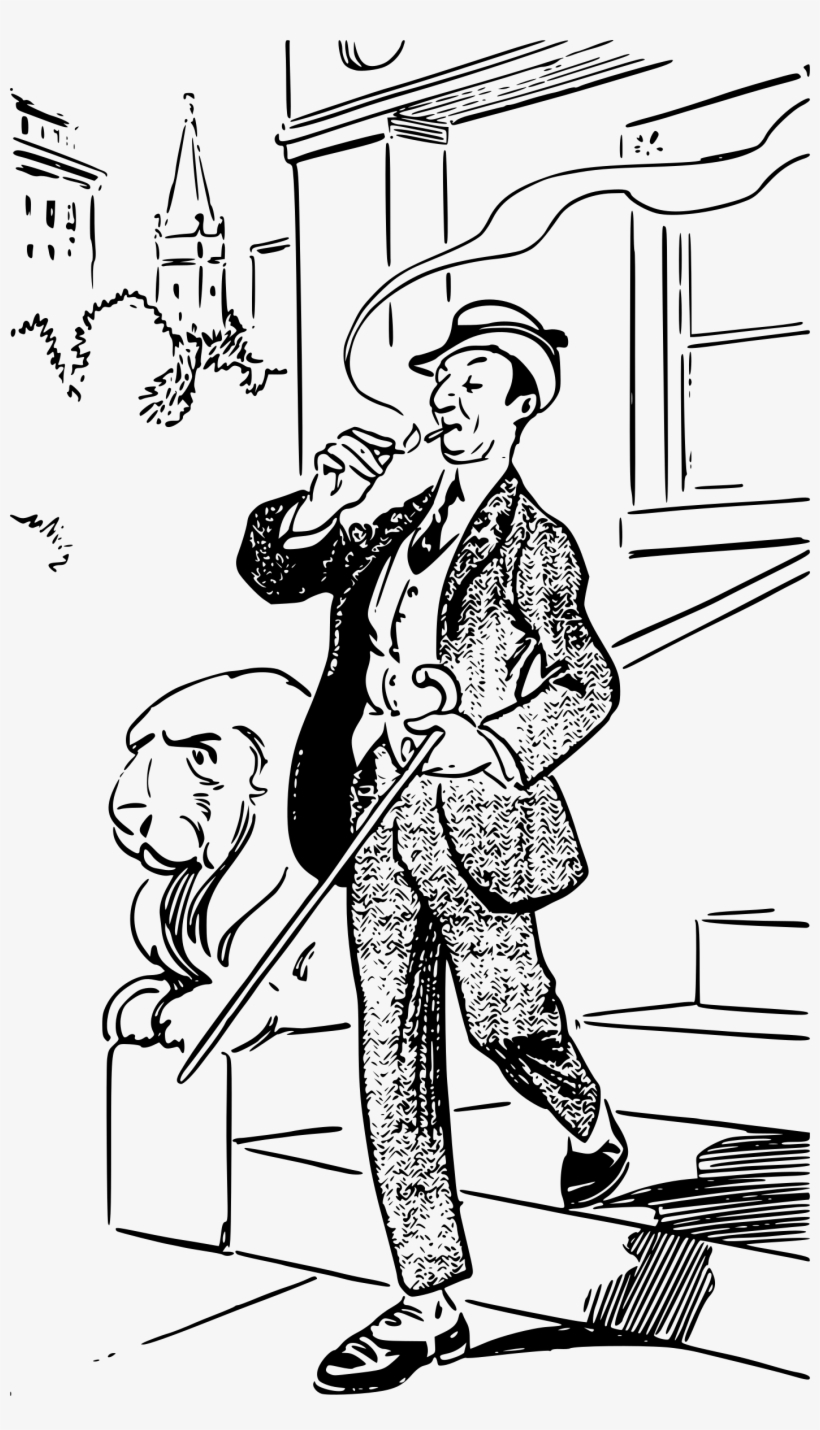 This Free Icons Png Design Of Man Smoking, transparent png download