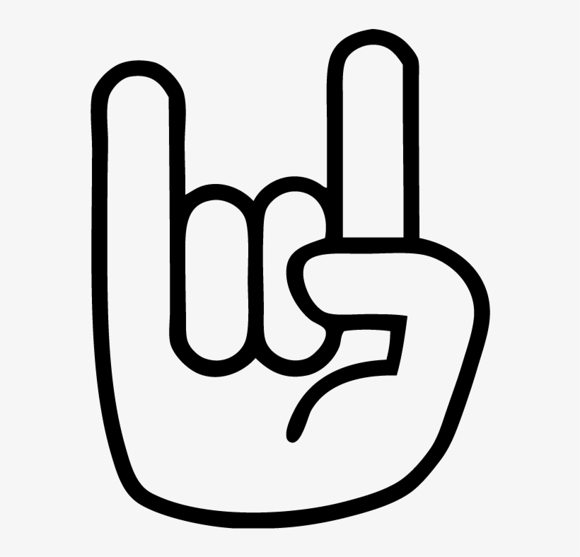 Hand V1 Artikelbild - Heavy Metal Hand 1 Shot Glass, transparent png download
