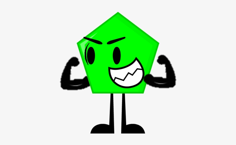 Green Pentagon Poster Pose - Inanimate Objects 3 Green Pentagon, transparent png download