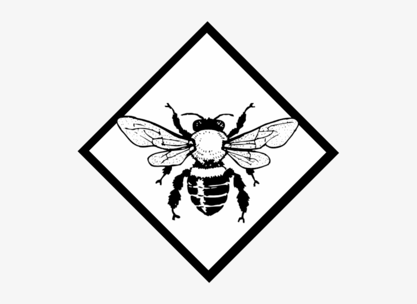 Bee Logo - Bee Black And White Clipart, transparent png download