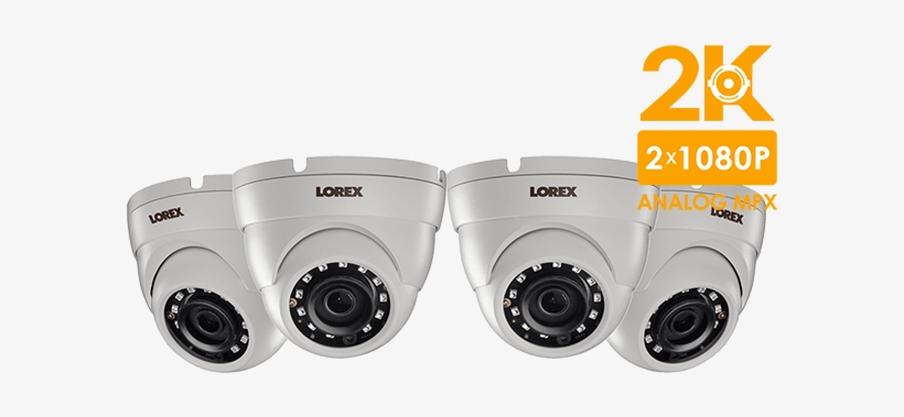 2k Superhd Weatherproof Night Vision Dome Security - 2k Hd Ip Dome Security Camera With Long Range Night, transparent png download