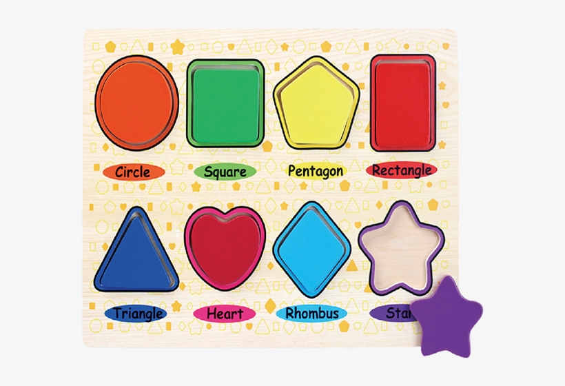 8 Shape Chunky Puzzle - Puzzle, transparent png download