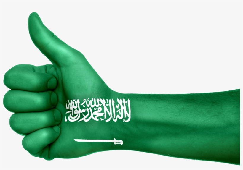 Free Png Saudi Arabia Flag Hand Country Png Images - Saudi Arabia Flag Hand, transparent png download