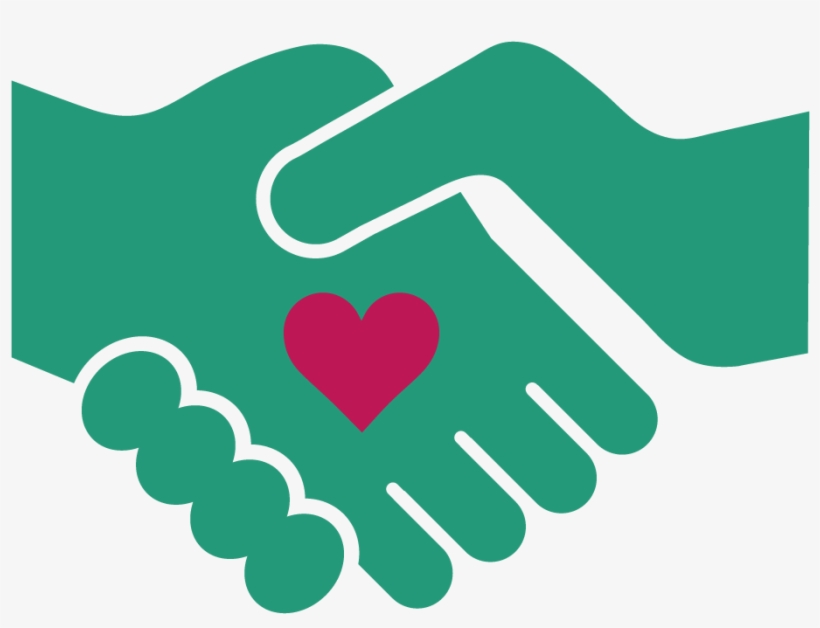 Non Profit Png Pic - Handshake Silhouette Png, transparent png download