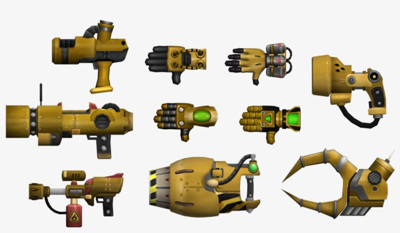 Ratchet And Clank - Ratchet And Clank Golden Guns, transparent png download