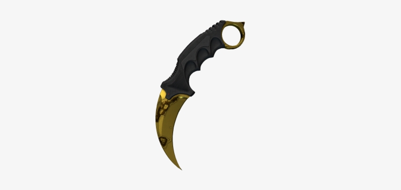 Gold Corrosion - Karambit Stellar, transparent png download
