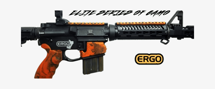 Ergo's Elite Series Of Camouflage Over-molded Grips, - Ergo M Lok Rail Covers, transparent png download