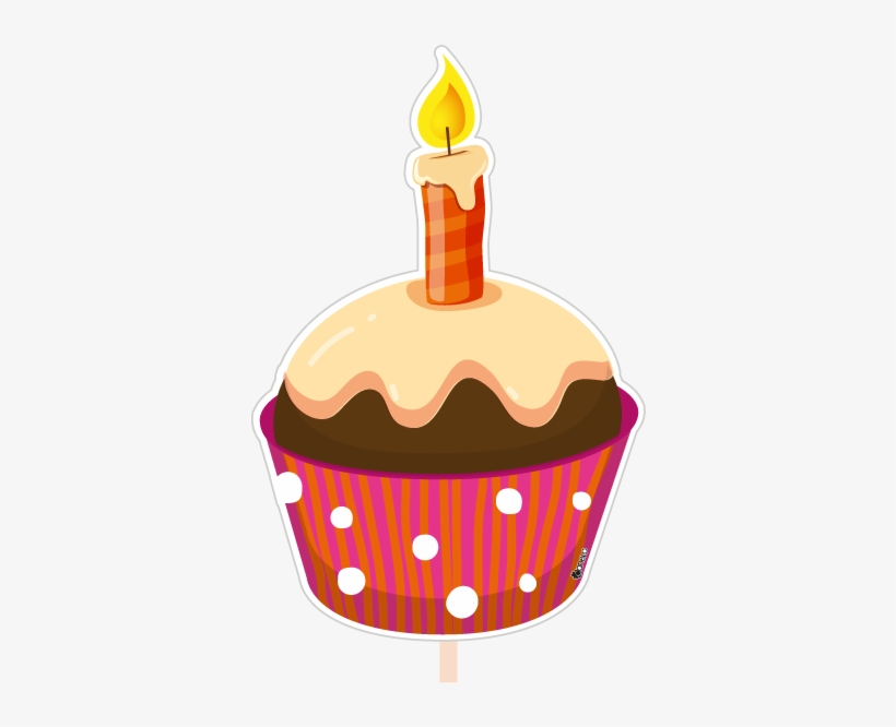Photocall Gift Party Accesories Birthday-photobooth - Cupcake, transparent png download