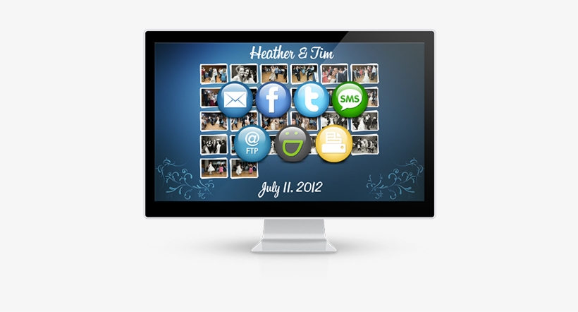 Photo Booth Connected - Led-backlit Lcd Display, transparent png download