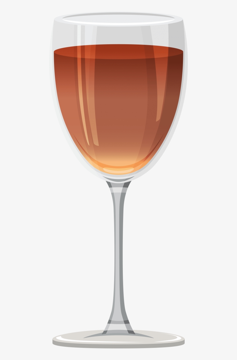 Glass - Pink Wine Glass Png, transparent png download