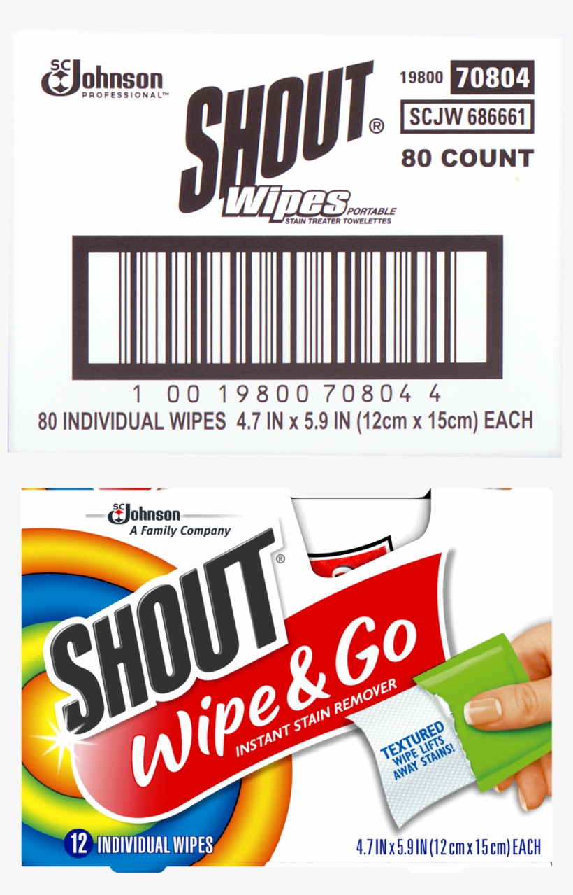 Composite Page Thumbnail Shout Wipes - Shout Wipe And Go, transparent png download