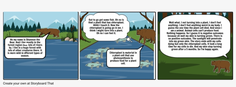 Shannon The Bear Chloroplast Story - Chloroplast, transparent png download