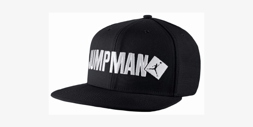 Gorra Jordan Jumpman Script Snapback - Jordan Jumpman Script Snapback - Adult Black/white, transparent png download