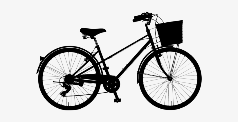 Bicycle Cycling Silhouette - Rebel With A Kickstand, transparent png download