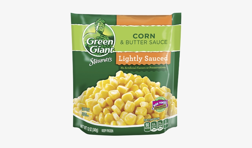 Green Giant Steamers Corn Butter Sauce 12 Oz - Frozen Corn Lightly Sauced, transparent png download