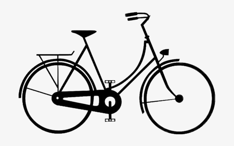 Bike Bicycle Silhouette Freetoedit - Bicycle Silhouette, transparent png download